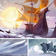 Illustration for article titled emMr. Peabody And Sherman/em Concept Art Is Way More Surreal Than The Film